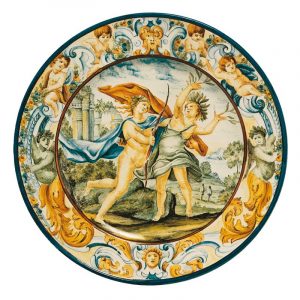 Piatto istoriato "Apollo e Dafne" Aulica19 - PT-IST-10