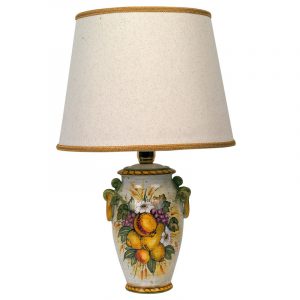Lampada alta con torciglioni