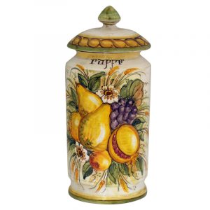 Tris vaso alberello portaspezie in ceramica decoro “Incanto”
