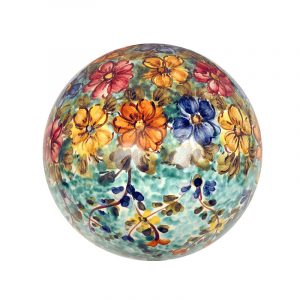 Pallina-di-Natale-in-ceramica-di-Castelli-"Sole-fondo-azzurro"-sole-PH-25-cm.8-10