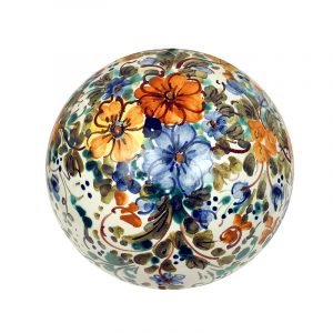 Pallina-di-Natale-in-ceramica-di-Castelli-"Sole-fondo-azzurro"-sole-PH-26-cm.8-10