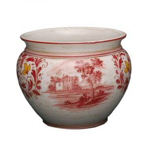 Cache-pot "paesaggio rosso"