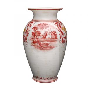 Vaso per fiori "paesaggio rosso"