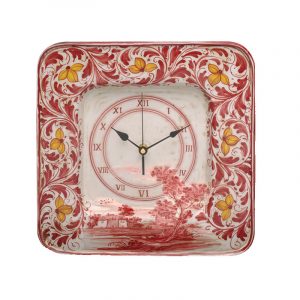Orologio da muro "paesaggio rosso"