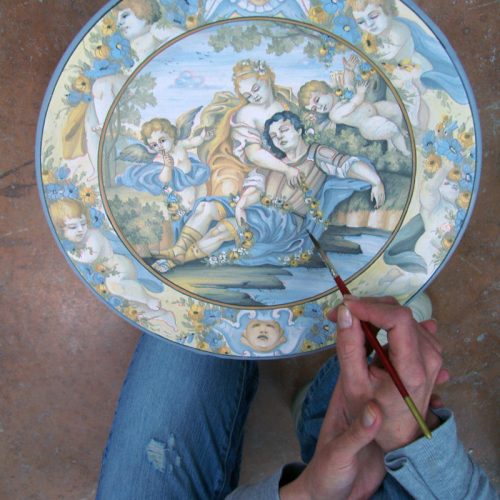 Decorazione ceramica