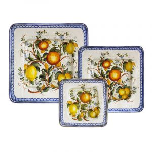 Piatto quadrangolare mediterranea13 MD-01