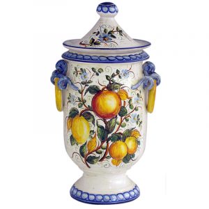Vaso a calice con torciglioni mediterranea3 MD-07
