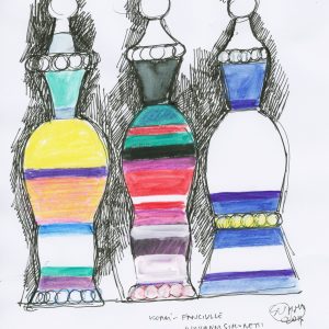 Fanciulle d'Abruzzo disegni di Franco Summa per Simonetti