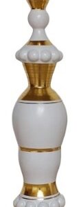 Fanciulla d'Abruzzo in ceramica "White Golden"