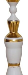 Fanciulla d'Abruzzo in ceramica "White Golden"